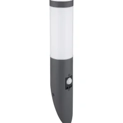 Ulkoseinävalaisin Globo Boston liiketunnistimella, IP44, Ø7.6cm, antrasiitti