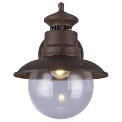 Ulkoseinävalaisin Globo Sella, 60W, ruoste