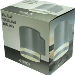 Ulkoseinävalaisin Noor Otava-1, 105x89x115mm, antrasiitti