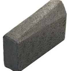 Upotettava madalluskivi Rudus JL9, 300>240mm, vasen, 500x110mm, sileä, harmaa