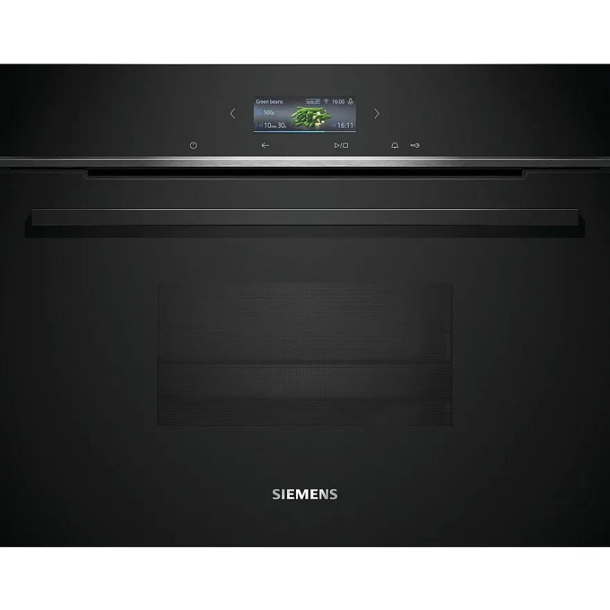 Uuni ja höyryuuni Siemens HR736G1B1-CD714GXB1, musta