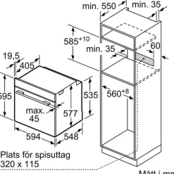 Uuni ja höyryuuni Siemens HR736G1B1-CD714GXB1, musta