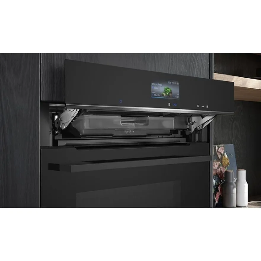 Uuni ja höyryuuni Siemens HR736G1B1-CD714GXB1, musta