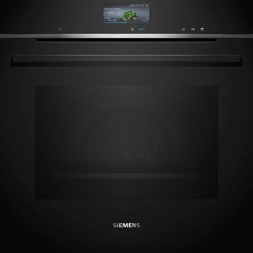 Uuni ja höyryuuni Siemens HR736G1B1-CD714GXB1, musta