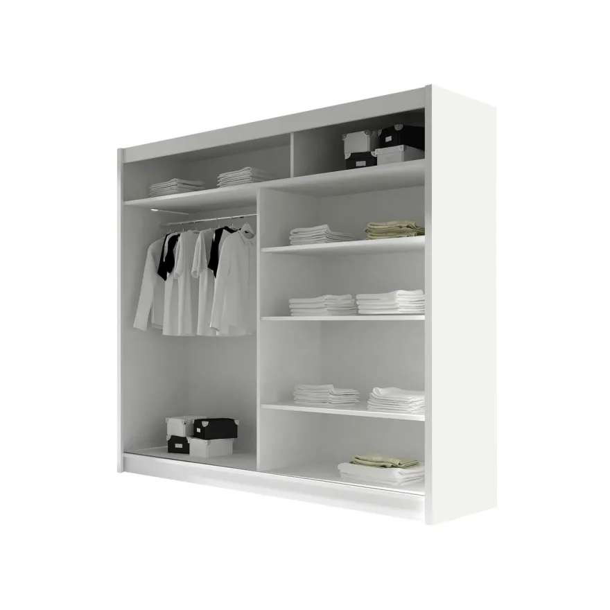 Vaatekaappi BEGA / LONDON IV, eri värivaihtoehtoja