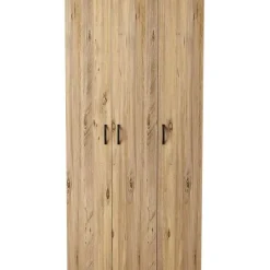 Vaatekaappi Linento Furniture Feraye 3 Kapakli, ruskea