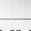 Vaatekaappi Linento Furniture Floransa 225, 225x210cm, valkoinen/antrasiitti