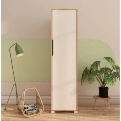 Vaatekaappi Linento Furniture Flora 47, 47x183cm