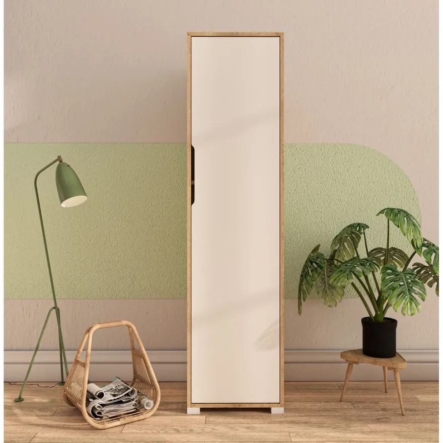Vaatekaappi Linento Furniture Flora 47, 47x183cm