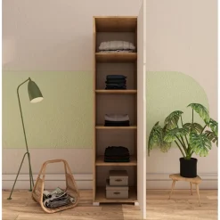 Vaatekaappi Linento Furniture Flora 47, 47x183cm