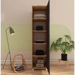 Vaatekaappi Linento Furniture Flora 47, 47x183cm
