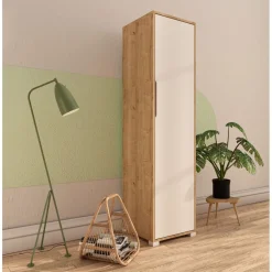 Vaatekaappi Linento Furniture Flora 47, 47x183cm