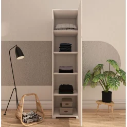 Vaatekaappi Linento Furniture Flora 47, 47x183cm