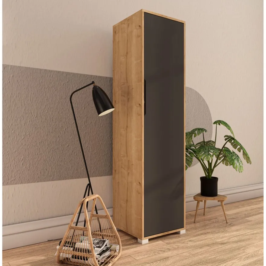 Vaatekaappi Linento Furniture Flora 47, 47x183cm