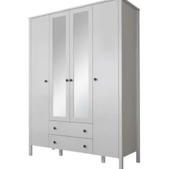 Vaatekaappi Linento Furniture FRN-20012, 140x194.8cm, valkoinen