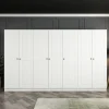 Vaatekaappi Linento Furniture Kale Mebran 4012 190x315cm valkoinen