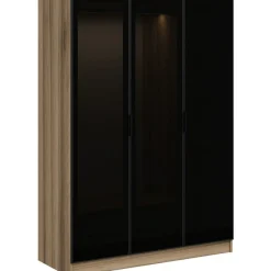 Vaatekaappi Linento Furniture Kale 2285 210x135cm tummanharmaa