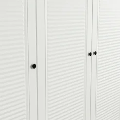 Vaatekaappi Linento Furniture Kale 2291 210x135cm valkoinen