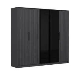 Vaatekaappi Linento Furniture Kate 4805, antrasiitti