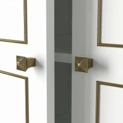 Vaatekaappi Linento Furniture Ravenna 5, valkoinen, 175cm
