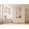Vaatekaappi Linento Furniture Rb-121-01, 140x210cm, mattavalkoinen