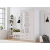 Vaatekaappi Linento Furniture Rb-011, 105x210cm, mattavalkoinen
