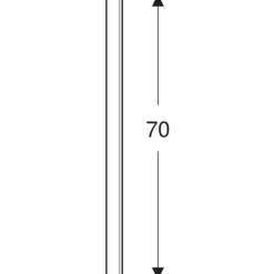 Valopeili Geberit Option Basic Square, eri kokoja