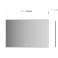 Valopeili Innosanit 80 x 120 cm, huurteenestolla