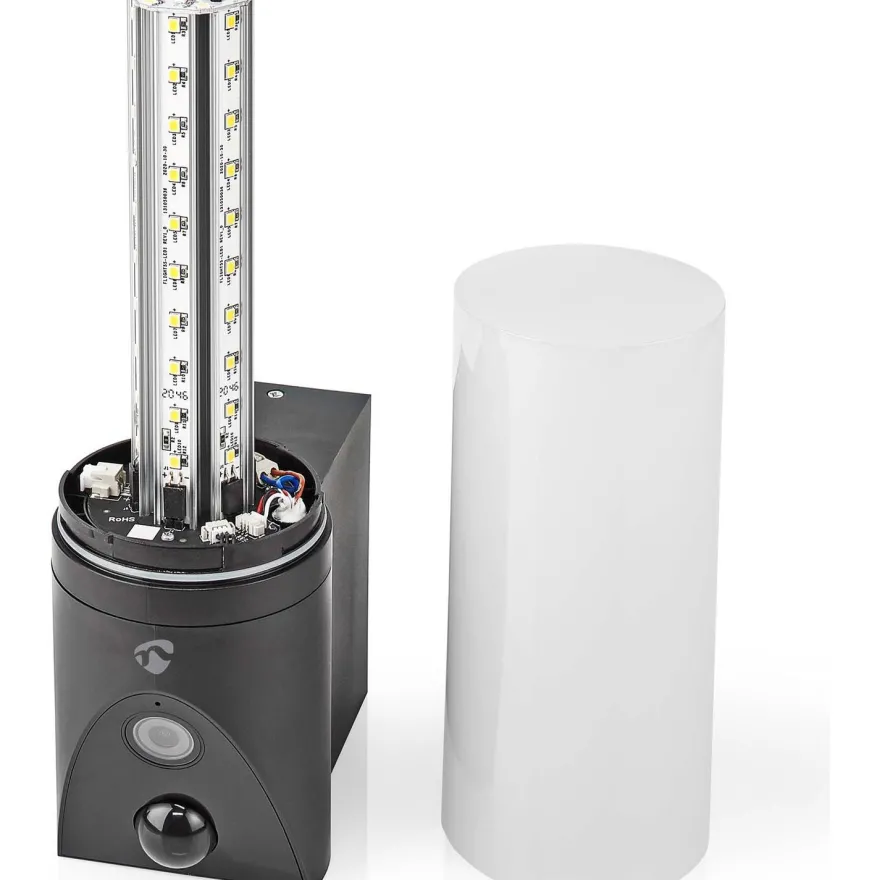 Valvontakamera ulos Nedis SmartLife Wi-Fi WIFICOL20BK