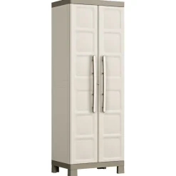 Varastokaappi hyllyillä Excellence beige ja taupe, eri kokoja (00843)