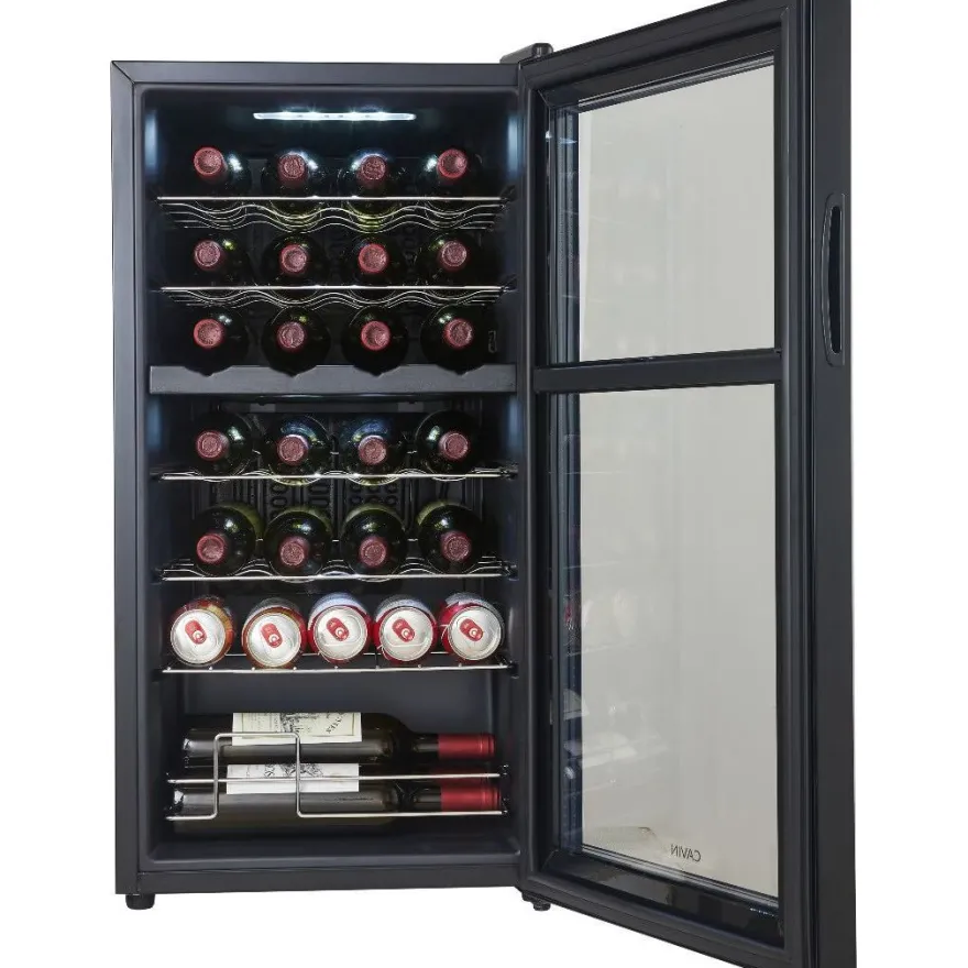 Viinikaappi Cavin Northern Collection 28 NC-28B, 43cm, 2 lämpötila-aluetta, vapaasti seisova, musta