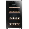 Viinikaappi la Sommeliere lS512ZBLACK, 48cm, 2 lämpötila-aluetta, vapaasti seisova, musta