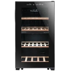 Viinikaappi la Sommeliere lS512ZBLACK, 48cm, 2 lämpötila-aluetta, vapaasti seisova, musta