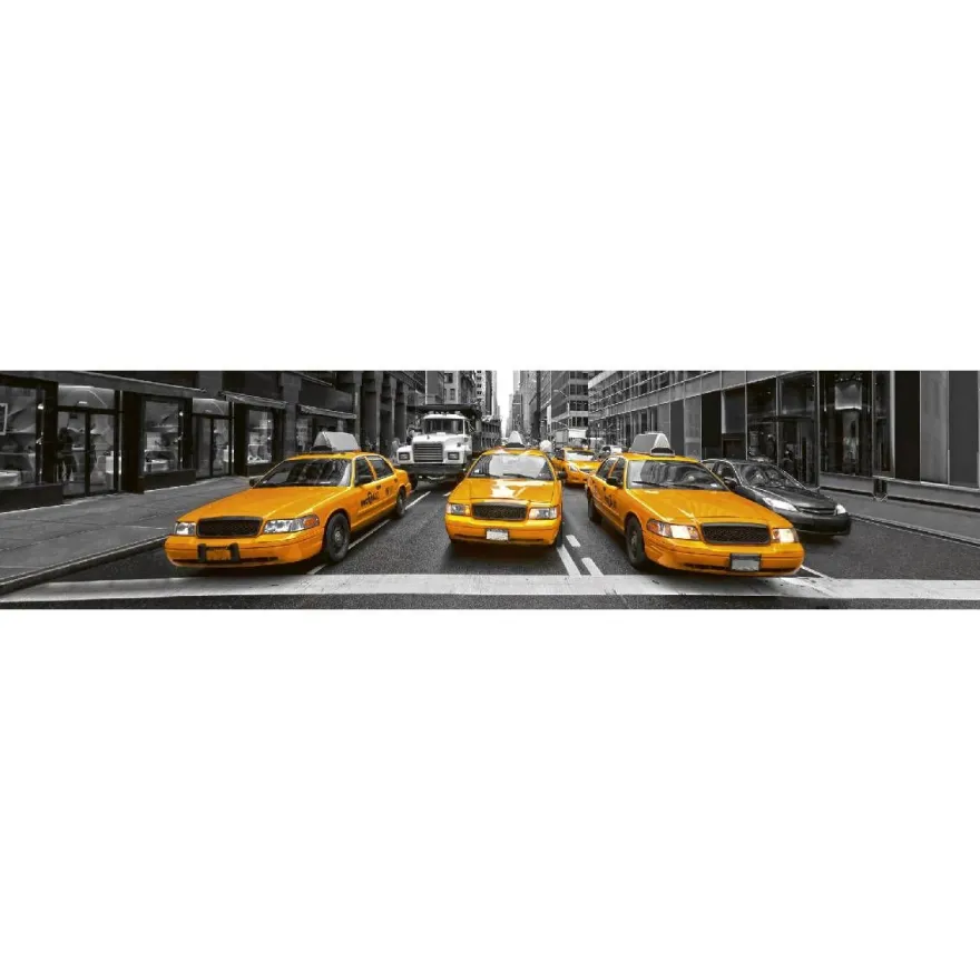 Välitilatarra Dimex Yellow Taxi, 180-350x60cm