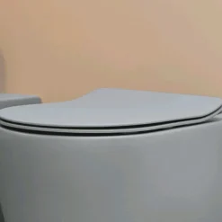 WC-istuimen kansi Lavabo Glomp, soft close, harmaa