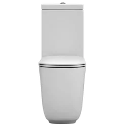 WC-istuin Kerasan Tribeca Tech, 3/6l kaksoishuuhtelu, S/P-lukko, valkoinen
