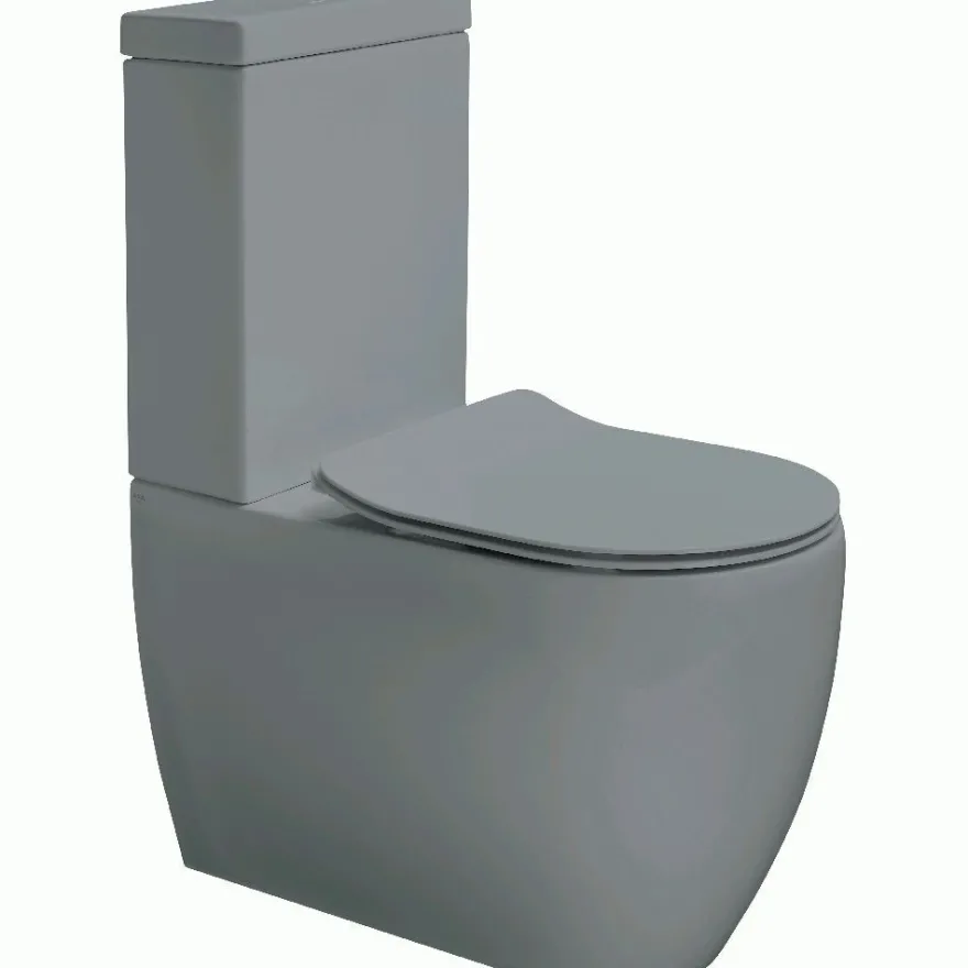 WC-istuin Lavabo Glomp pehmeästi sulkeutuvalla istuinkannella, huuhtelukaulukseton, matta, eri värejä