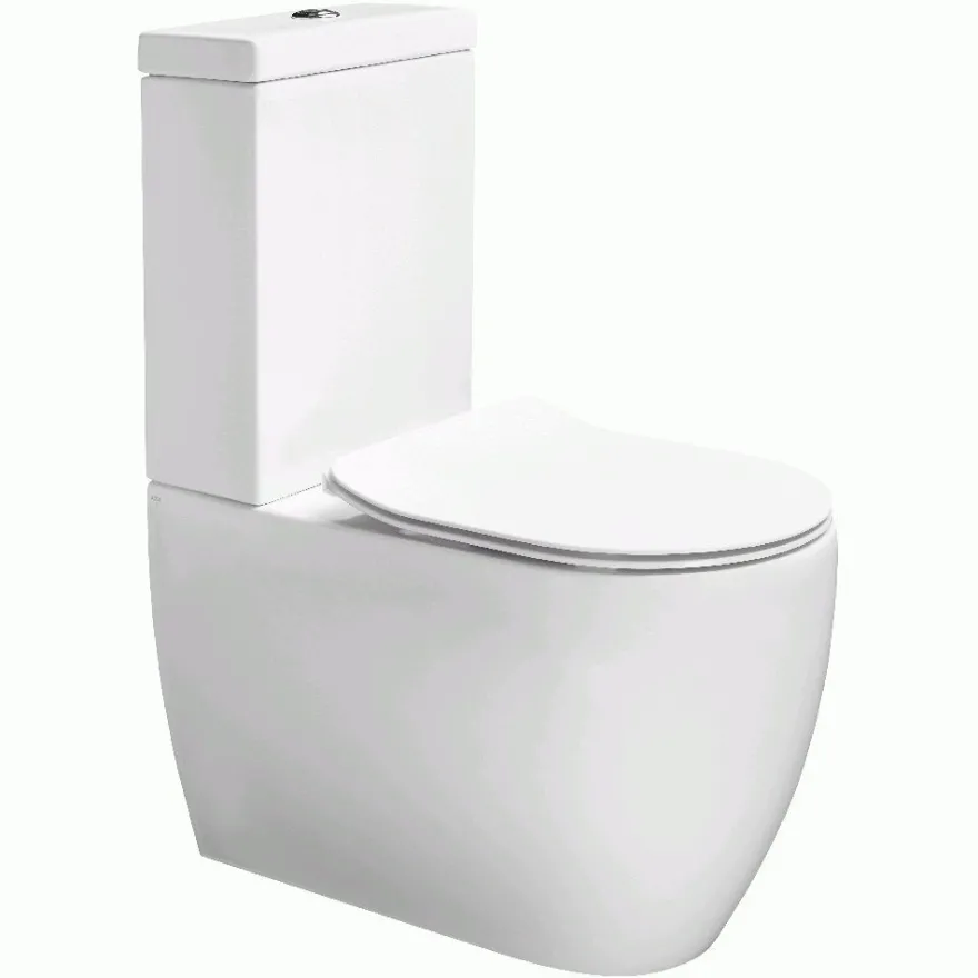 WC-istuin Lavabo Glomp pehmeästi sulkeutuvalla istuinkannella, huuhtelukaulukseton, matta, eri värejä