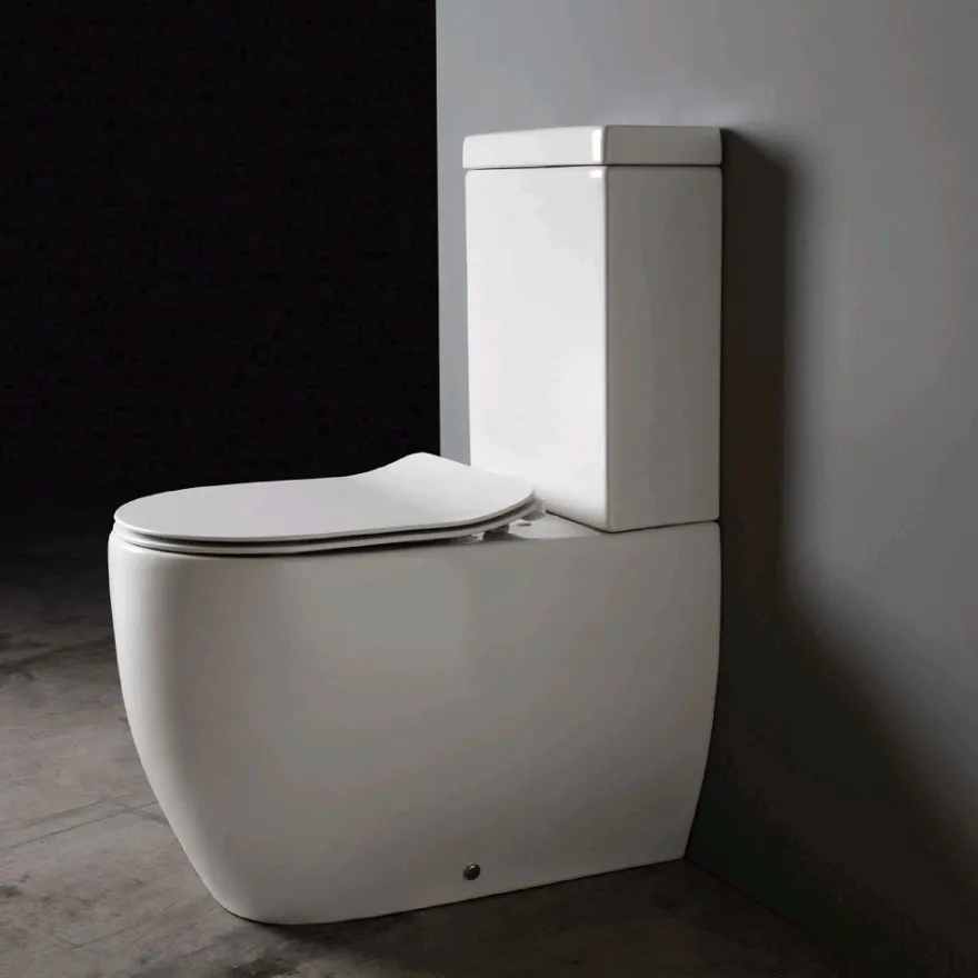 WC-istuin Lavabo Glomp pehmeästi sulkeutuvalla istuinkannella, huuhtelukaulukseton, matta, eri värejä