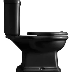 WC-istuin Lavabo Retro Monoblocco, S-lukko, musta