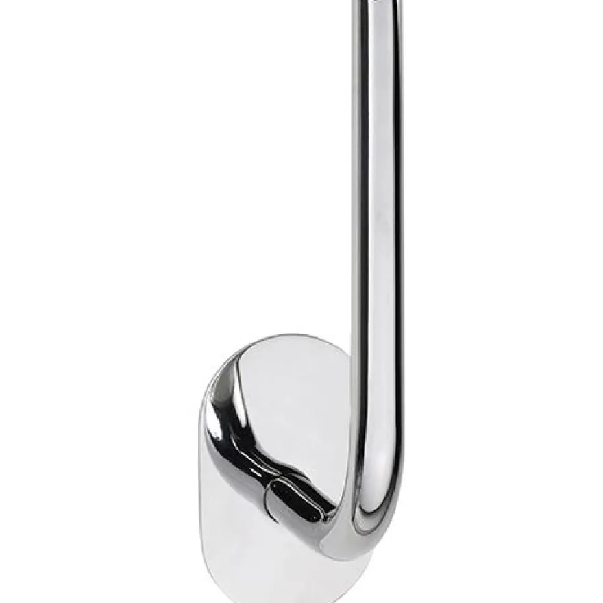 WC-paperiteline Bemeta Easy, varapaperille, 45x180 mm, kiillotettu hopea