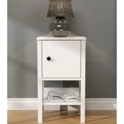 Yöpöytä Linento Furniture FRN-20030, 40x53x71cm, valkoinen
