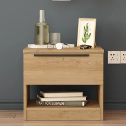 Yöpöytä Linento Furniture Ll3, pähkinäpuu