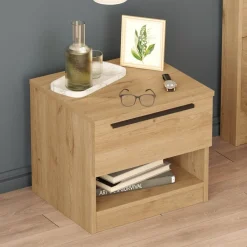 Yöpöytä Linento Furniture Ll3, pähkinäpuu