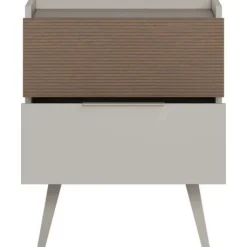 Yöpöytä Linento Furniture MKM-1820-VZ-1, 50x44cm, ruskea