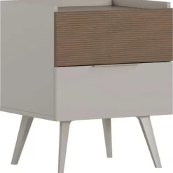 Yöpöytä Linento Furniture MKM-1820-VZ-1, 50x44cm, ruskea