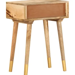 Yöpöytä 43x30x58 cm mangopuu