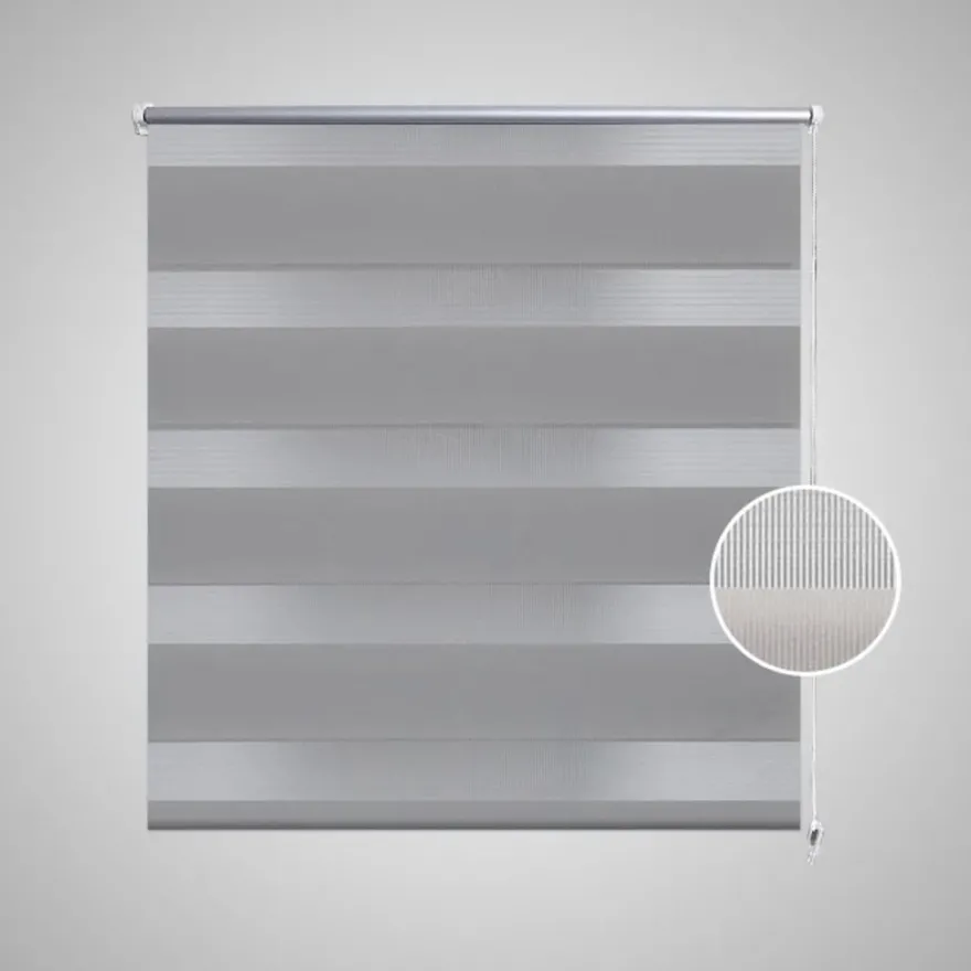 Zebra rullakaihdin 80 x 150 cm harmaa